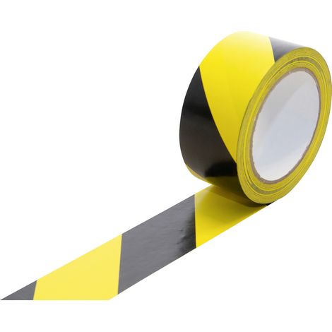 CellPack 364829 Ruban de marquage au sol Premio/50-33/BKYE noir/jaune 1 pc(s) (Ø x H) 112 mm x 50 mm