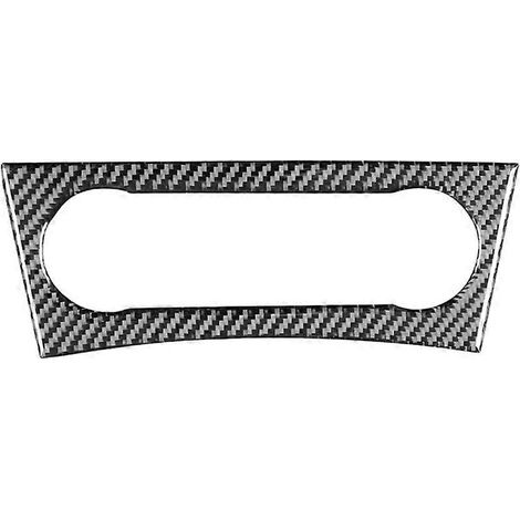Garniture de panneau de commande de climatisation de console centrale en fibre de carbone pour Mercedes-Benz Classe C W203 (2005-2007) - Accès intérieur (1/5)