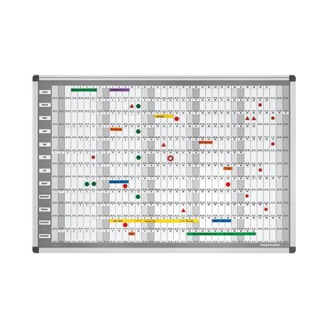 magnetoplan® Jahresplaner-Set MANAGER - permanent, Typ CC - BxH 920 x 625 mm (1/3)