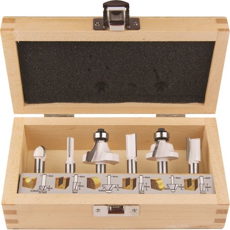 MAKITA D-53540 ESTUCHE DE FRESAS UN FILO 6PCS (1/7)