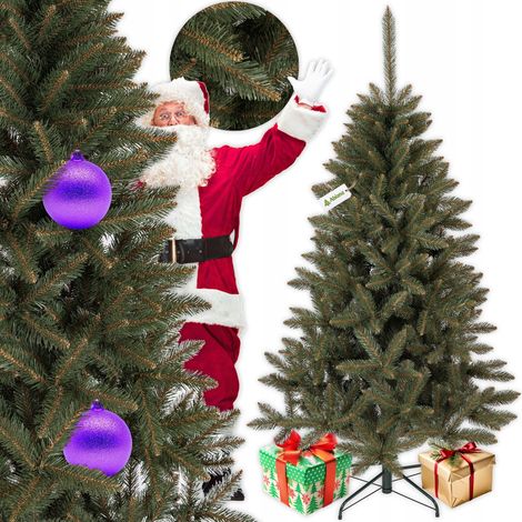 Árbol de Navidad artificial, como uno natural, abeto caucásico, 180 cm, fabricación polaca. (1/5)