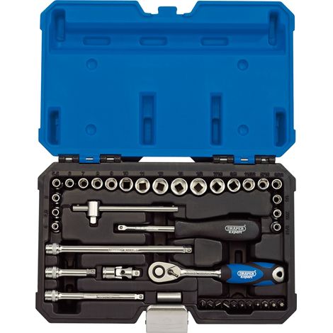 Draper 1/4" Sq. Dr. Combined MM/AF Socket Set (40 piece) (16445) (1/5)