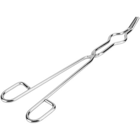 Pair Pince en acier inoxydable pour creuset et bécher avec rivet aéronautique (300mm)