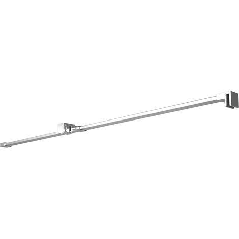 Barre de support mural pour paroi de douche SPIRIT 1610 mm, chromée (1/4)