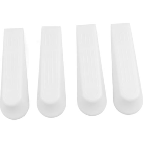 Door Stopper - Silicone Door Wedge - For Indoor Outdoor Use On Hard Floors And Carpets - 4 Pieces (1/5)