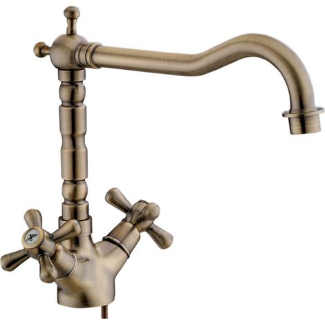 1PZ SERIE SOFIA MONOFORO LAVELLO CON ALTA BRONZATO137B (1/2)