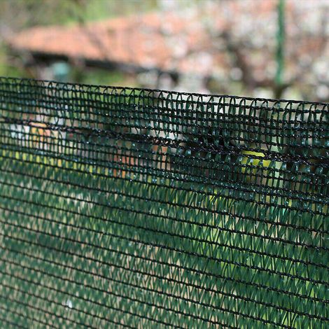 Telo rete ombreggiante Alta schermatura 90% oscurante Verde frangisole - 4,00 mt x 10 mt (1/5)
