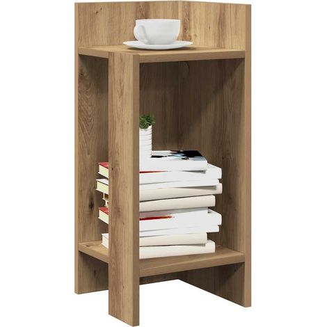 Beistelltisch mit Ablage Artisan-Eiche 25,5x27x60 cm