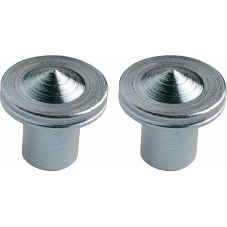 Set mit 2 Zentrierstiften aus Stahl (8 mm) – Präzise Ausrichtung für Holzkonstruktionen – Unverzichtbares Werkzeug für Holzbearbeitung und Bauwesen (1/2)