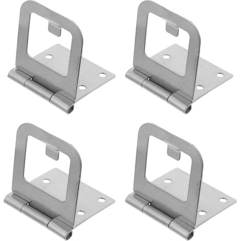 Lot de 4 Charnières en Acier Inoxydable pour Porte Moustiquaire Coulissante Verrouillage Sécurisé pour Fenêtre Moustiquaire à Battants Fixation Résistante Anti-Corrosion pour (1/5)