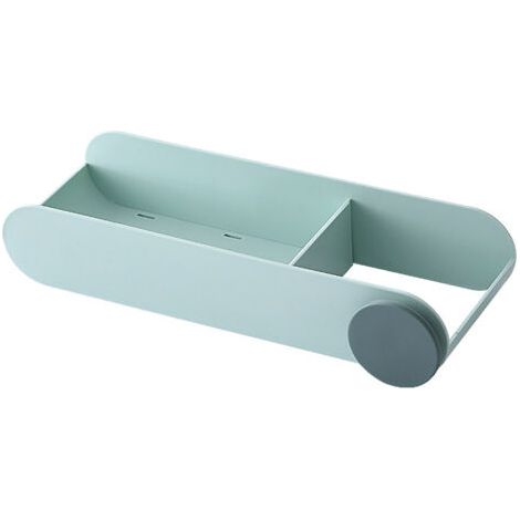 BUNTHAUS Support de sèche-cheveux sans poinçon, support de rangement multifonctionnel en aluminium pour sèche-cheveux, support mural pour sèche-cheveux (1/5)