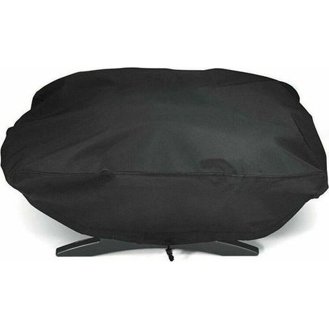Housse de gril 210D pour barbecue Weber Q1200 et 1000 compatible avec modèles Q1200 Q1400 Q1000 Q100 protection anti-UV. (1/4)