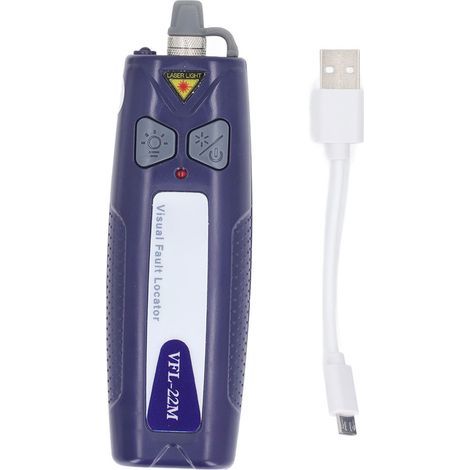 Localisateur visuel de défauts, détecteur portatif Rechargeable de testeur de Source de Fiber optique de 30km (1/5)