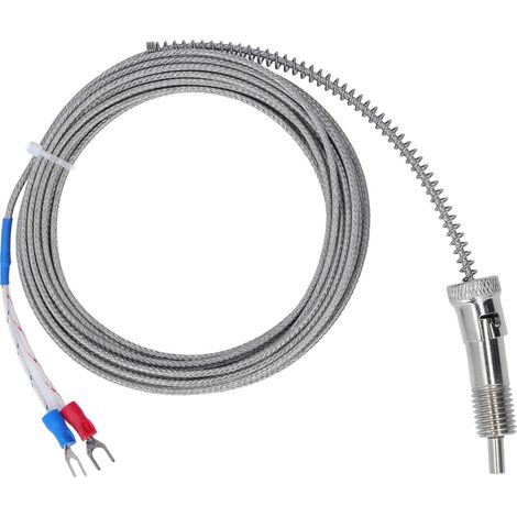 BERM Thermocouple Type K à ressort de compression sonde capteur de température 0-400°C M12 5 mètres (1/5)