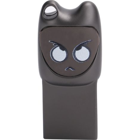 Clé USB Mini Disc, motif dessin animé mignon, compatible avec téléphones portables et ordinateurs, USB 2.0, 128 Go, grise (1/5)