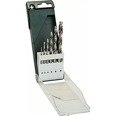 BOSCH - SET 6 PZ PUNTE PER METALLO HSS-G (1/4)