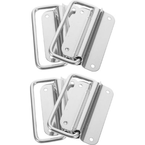 4 Pieces Ergonomic Steel Warehouse Suitable Durable Folding Outdoor (1/5)