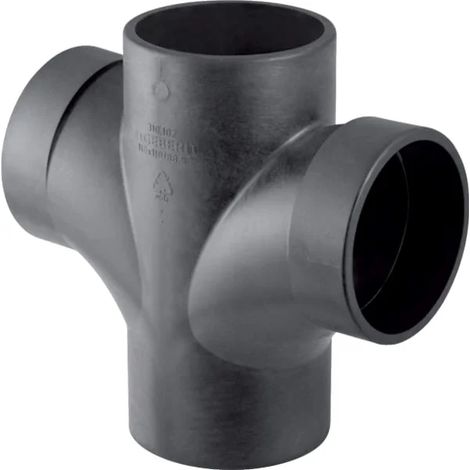 Geberit Silent-db20 braga doppia curvata 88,5°: d=90mm, d1=90mm, 308082141