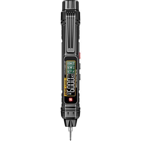 Nannigr Stylo multimètre numérique A3005D 6000 points NCV True RMS