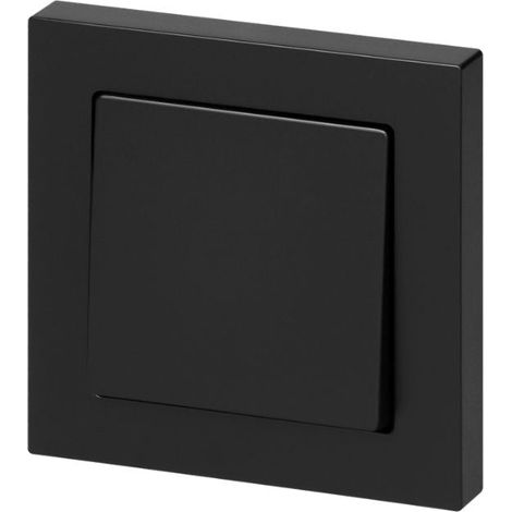 Interrupteur Simple Encastré 10A 250V - Noir - SILAMP
