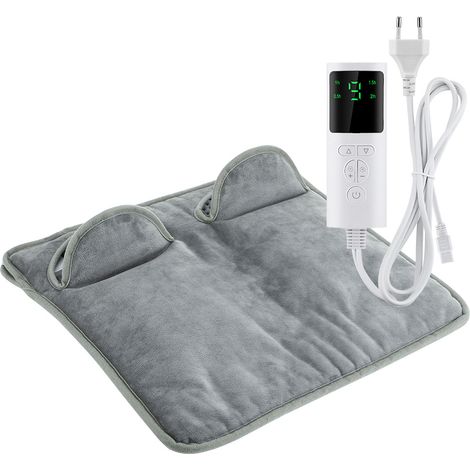 Chauffe-pieds électrique à placer sous le bureau, pour homme et femme, 9 niveaux de chauffage, minuterie à 4 niveaux, arrêt automatique, idéal pour l'hiver, la maison, le bureau et l'intérieur. (1/3)