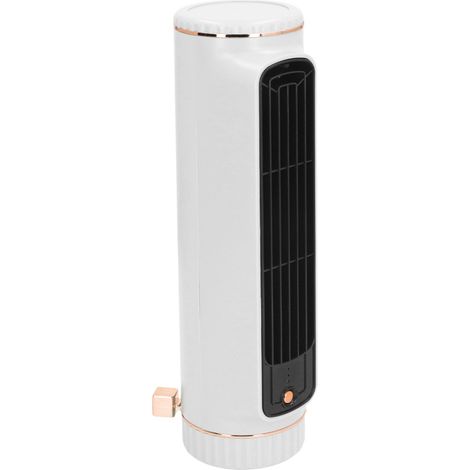 Ventilador de escritorio sin aspas, 3 velocidades, silencioso y recargable, para dormitorio, oficina o exteriores, color verde.
