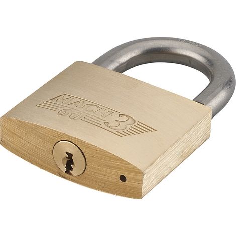 Lucchetto Transit 2 60Mm arco Inox - 2 Chiavi