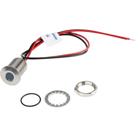 Voyant LED lumineux Bleu RS PRO, dia. 10mm, 1.8 3.3V c.c., IP67 ( Prix pour 1 )