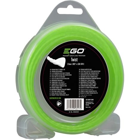 EGO Mähfaden AL2015T 2,0mm x 15 mtr gedreht , passend für ST1300E