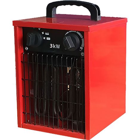 GENERATORE ARIA CALDA ELETTRICO MONOFASE 'UNK-E / A' '30A' - 3,3 KW / port.aria 520 m3/h - KASART
