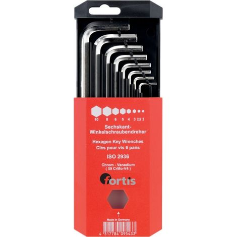 Chiave A Brugola Set 2-10Mm Fortis