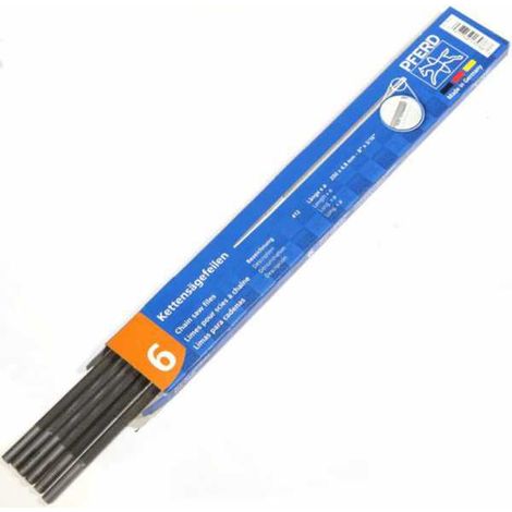 Limes affûtage chaîne tronçonneuse Pferd Ø 4,8 mm L 200 mm Par 6 (1/3)