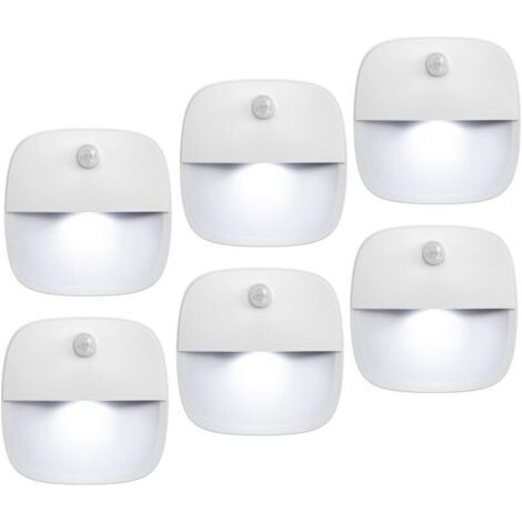 (Verbesserte Version) Bewegungsmelderlampe, batteriebetriebenes kabelloses LED-Nachtlicht, Wandleuchte, Schrankleuchte, sichere Beleuchtung für Treppen, Flur, Badezimmer usw.