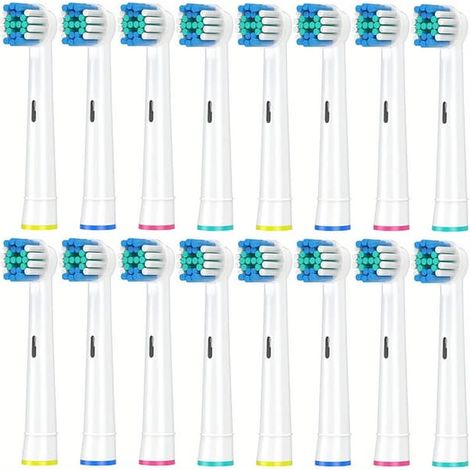 4/16/20/80 têtes de brosse de rechange pour brosse à dents électrique Oral-B Sensitive D25 D30 D32 D18 4739 3709 4728 D4510 SB17A-16 pièces (1/5)