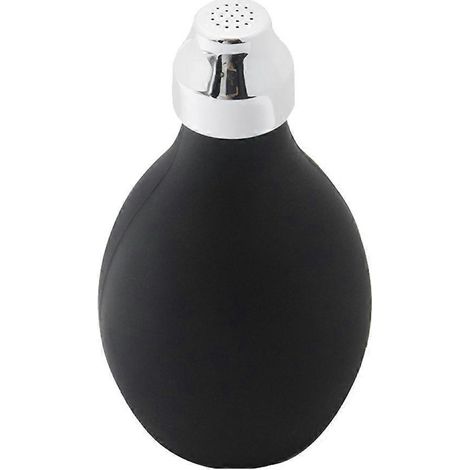 Flacon pulvérisateur de poudre portable 1 pièce pour shampoing sec, poudre en silicone, outils de coiffure pour salon de coiffure et barbier-11X5.8cm-Black