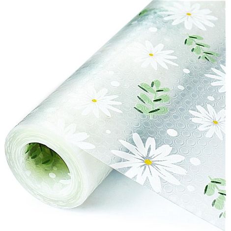 Protectores para cajones de cocina, Impermeables y antideslizantes, Bordes que no se curvan, Fáciles de cortar, muebles de TV, Blanco, Verde (1/5)