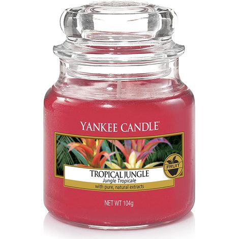 Vela Yankee Candle pequeña en frasco, aroma Tropical Jungle, 104 g (1/5)