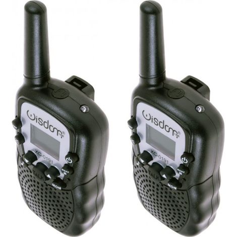 Trade Shop - Par De Receptores Walkie Talkie Con Alcance De Hasta 3 Km 400-470mhz - (1/4)