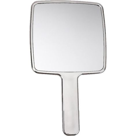 Miroir de poche avec poignée confortable pour hommes et femmes - miroir de coiffeur portable pour couper les cheveux à l'arrière de la tête (1/5)