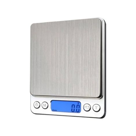Balance de cuisine ZRUXE 0,5-3000 g/0,1 g, balance numérique de haute précision avec écran LCD-AquaForge