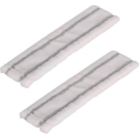 Lot de 2 chiffons en microfibre pour nettoyeur de vitres Karcher WV1 WV50 WV75 (1/4)