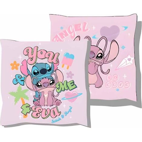 Cuscino Stitch Angel Morbido peluche 18x18 pollici