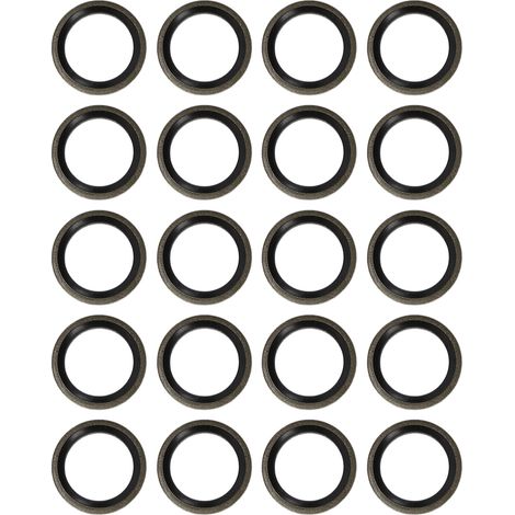 Lot de 20 joints d'étanchéité de carburant de 14 mm (réf. 3918192) : étanchéité renforcée et anti-fuite. Remplacement idéal pour Dodge Ram 2500/3500 (moteurs 5.9L et 6.7L). (1/5)