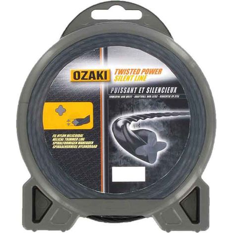 Fil de nylon helicoidal Ozaki Twisted Power Silent Line, ø: 2,7mm, L: 15m.