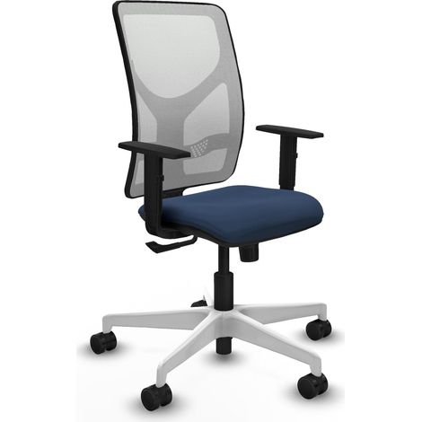 Sedia da ufficio piqueras y crespo Motilla blu navy similpelle (1/2)