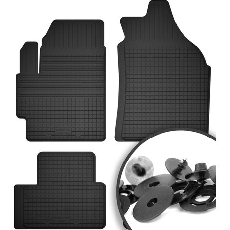 Gummimatten + Stopper für: Mitsubishi Colt VII Schrägheck (2008-2012)