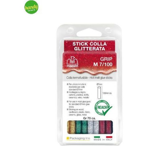 Stick colla glitterata Maestri Ø7mm GRIP M 7/100