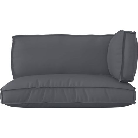 Maison Exclusive - Palettenkissenset 3 pcs Anthrazit Oxford-Stoff