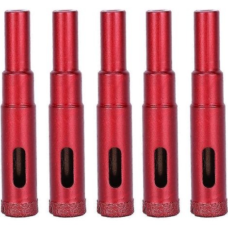 5-teiliges Set Diamantbohrer, elektrisches Werkzeug zum Öffnen von Löchern für Marmor, Granit, Beton, Glas und Cer