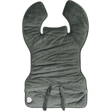 Heizkissen für Rücken, elektrisch, für Schulter, Taille und Nacken, Heizdecke, für Damen und Herren, 6 Heizmodi, 4 Timereinstellungen, maschinenwaschbar, schnelle Erwärmung, Dunkelgrau